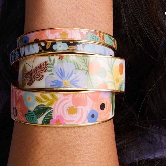 NWT - RIFLE PAPER - SKINNY CUFF - GARDEN PARTY - Picture 5 of 5